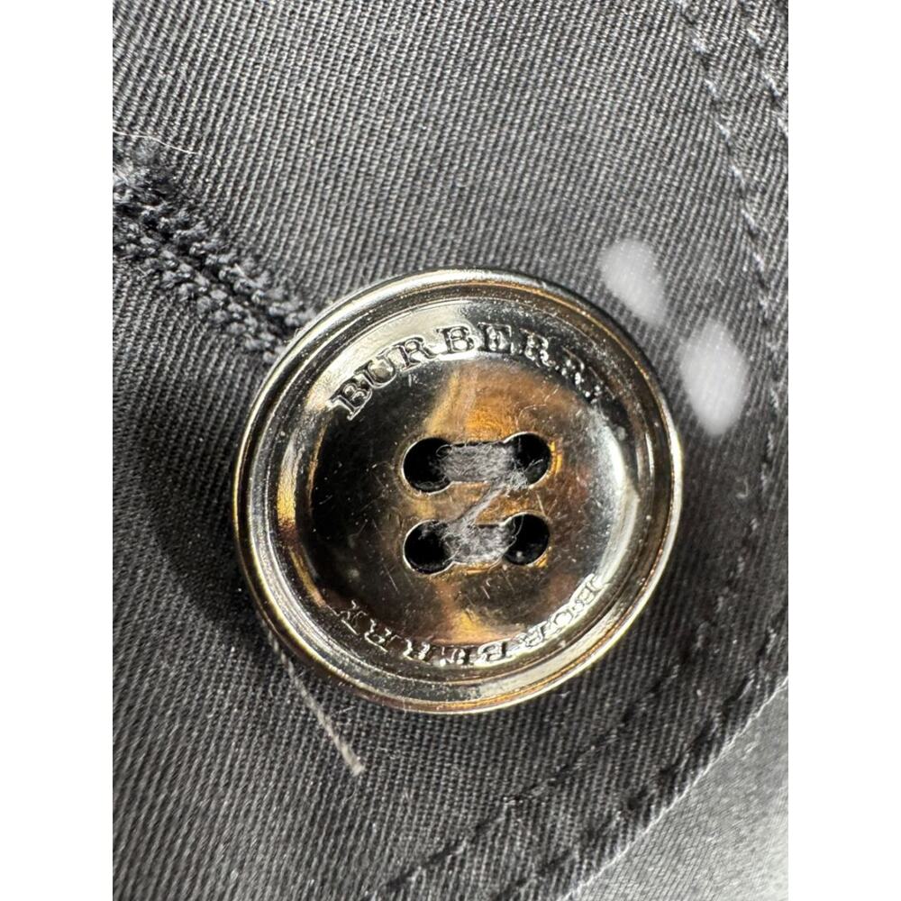 Burberry London Black Cotton Trench Coat with Dégradé Studded Details - Picture 3 of 15
